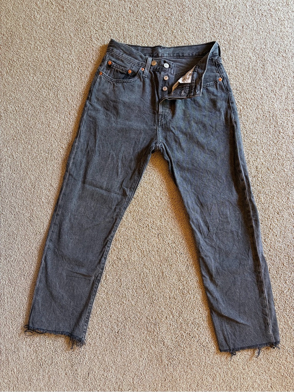 Women’s Black Button-Fly Jeans Levi